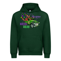 Forest Green mardi gras with truck Urban Hoodie - AdoDesignShop