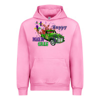 Fuchsia Pink mardi gras with truck Urban Hoodie - AdoDesignShop