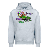 Heather Grey mardi gras with truck Urban Hoodie - AdoDesignShop