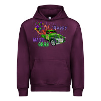 Mauve Wine mardi gras with truck Urban Hoodie - AdoDesignShop