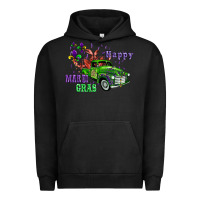 Pigment Black mardi gras with truck Urban Hoodie - AdoDesignShop