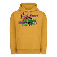 Pigment Peanut Butter mardi gras with truck Urban Hoodie - AdoDesignShop