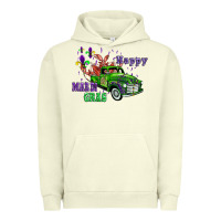 Pigment Pistachio mardi gras with truck Urban Hoodie - AdoDesignShop