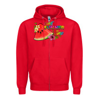 Red sweet summer time Zipper Hoodie - Artiststas