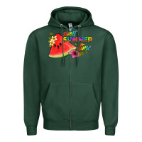 Sports Green sweet summer time Zipper Hoodie - Artiststas