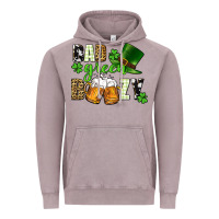 Vintage Zinc Bad green boozy St. Patrick's Day Vintage Hoodie - CowGirlArtShop