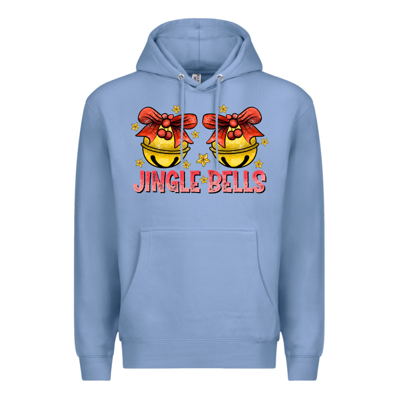 Jingle Bells Premium Hoodie by CowhideDigitalArt | Teevron