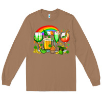 Toasted Coconut wine glasses st. patricks Long Sleeve Tee - OliviaCreatesArt