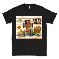 Black fall for jesus he never leaves Classic Tee - TumblerDesignByShophia