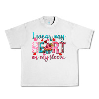 Lunar Rock I wear my heart on my sleeve Valentine's Day Urban Heavy Tee - HowdyJamesFarm
