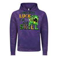 Cloud Purple I don't need luck i've got skill Vintage Hoodie - CowGirlArtShop