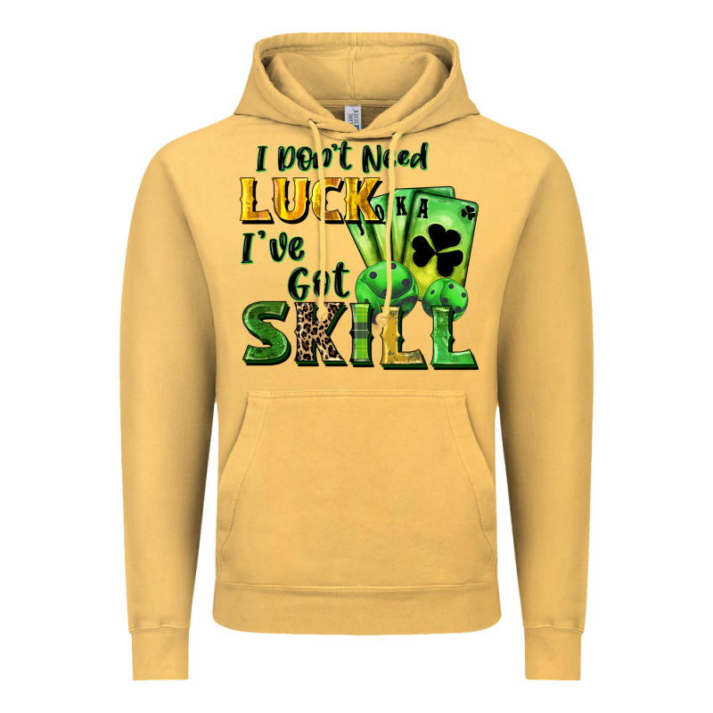 I Don't Need Luck I've Got Skill Vintage Hoodie by CowGirlArtShop | Teevron