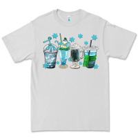 Dove Grey winter coffee cup Premium Tee - texasbilliewilder