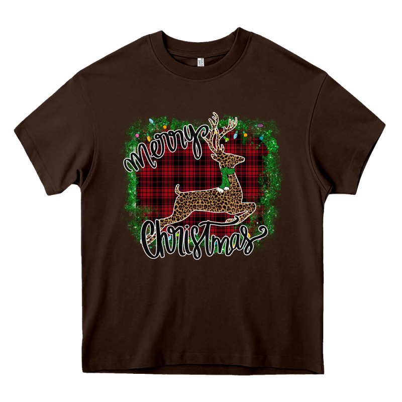 Merry Christmas Deer Heavy Core Tee by Bettercallsaul | Teevron