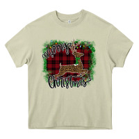 Mossy Merry Christmas Deer Heavy Core Tee - Bettercallsaul