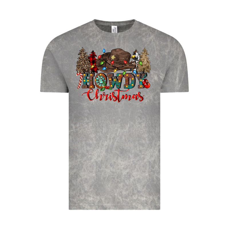 Howdy Christmas Vintage Tee by CowGirlArtShop | Teevron