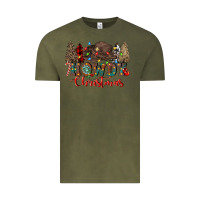 Vintage Olive howdy christmas Vintage Tee - CowGirlArtShop