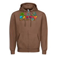 Chestnut be salty Zipper Hoodie - Artiststas