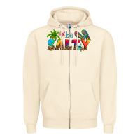 Sandshell be salty Zipper Hoodie - Artiststas