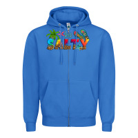 True Royal be salty Zipper Hoodie - Artiststas