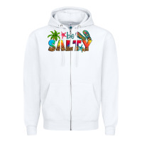White be salty Zipper Hoodie - Artiststas