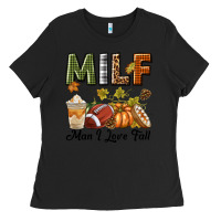 Black Milf Man I Love Fall Ladies Tee - texasbilliewilder