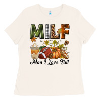 Bone Milf Man I Love Fall Ladies Tee - texasbilliewilder