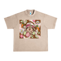 French Oak Easter Bunny tumbler Easter Day Urban Heavy Tee - HowdyJamesFarm