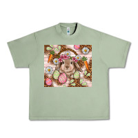 Oil Green Easter Bunny tumbler Easter Day Urban Heavy Tee - HowdyJamesFarm