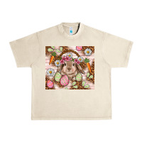 Sandshell Easter Bunny tumbler Easter Day Urban Heavy Tee - HowdyJamesFarm