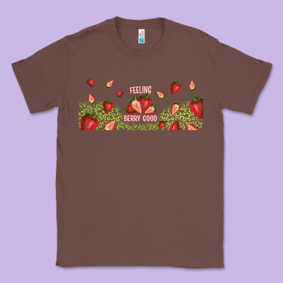 Feeling Berry Good Classic Tee Designed By Tumblerdesignbyshophia