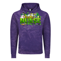 Cloud Purple Lucky Nurse St. Patrick's Day Vintage Hoodie - HowdyJamesFarm