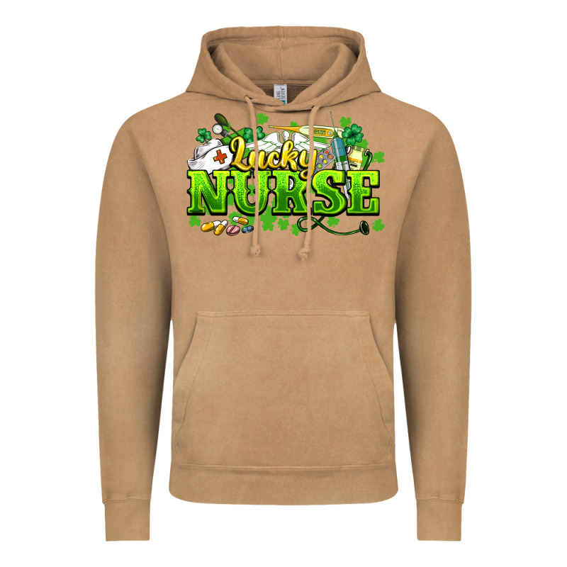 Lucky Nurse St. Patrick's Day Vintage Hoodie by HowdyJamesFarm | Teevron