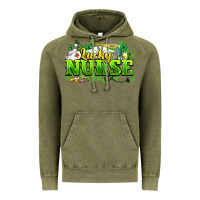 Vintage Olive Lucky Nurse St. Patrick's Day Vintage Hoodie - HowdyJamesFarm