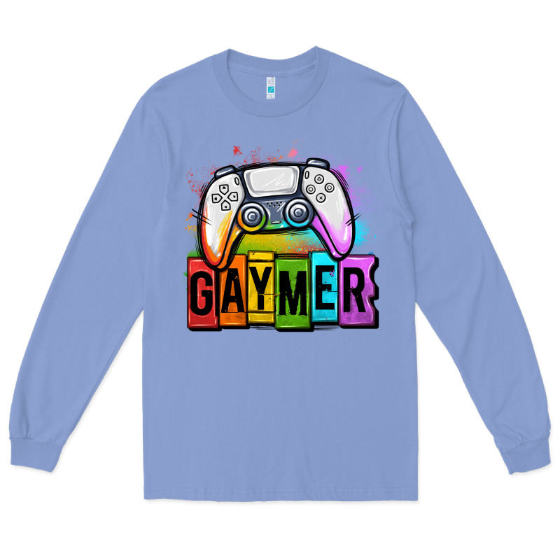 Gaymer Lgbtq Gaming Long Sleeve Tee by OliviaCreatesArt | Teevron
