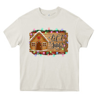 Let It Snow Heavy Core Tee | Teevron