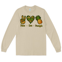 Mushroom Peace Love Pineapple Long Sleeve Tee - Jasminsmagicworld