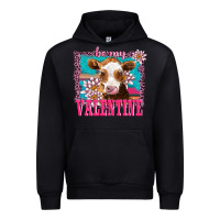 Black be my valentine with guarnsey Urban Hoodie - AdoDesignShop