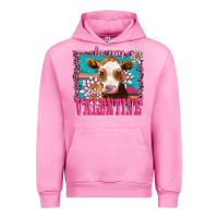 Fuchsia Pink be my valentine with guarnsey Urban Hoodie - AdoDesignShop