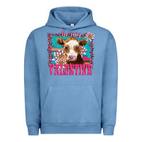 Pigment Pebble Blue be my valentine with guarnsey Urban Hoodie - AdoDesignShop