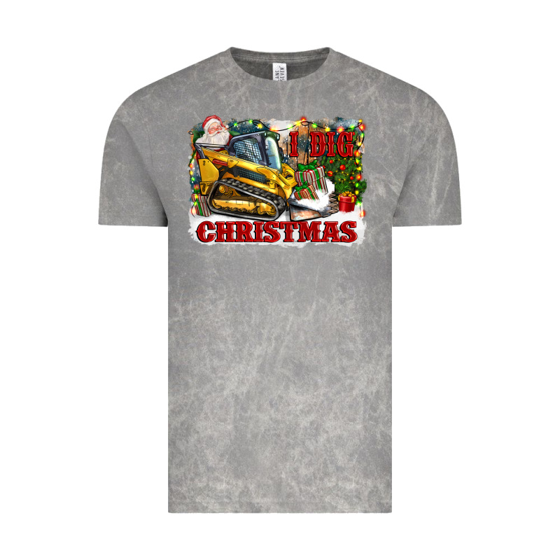 I Dig Christmas Vintage Tee by CowGirlArtShop | Teevron