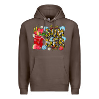Coffee sweet summer time Premium Hoodie - CowhideDigitalArt