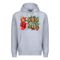Heather Grey sweet summer time Premium Hoodie - CowhideDigitalArt