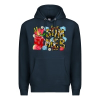 Navy sweet summer time Premium Hoodie - CowhideDigitalArt