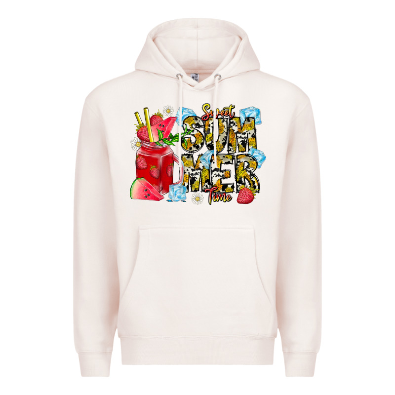 Sweet Summer Time Premium Hoodie by CowhideDigitalArt | Teevron