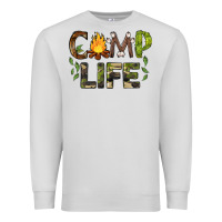 Dove Grey camp life Premium Sweatshirt - BarkalooDesign
