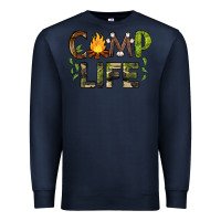 Navy camp life Premium Sweatshirt - BarkalooDesign