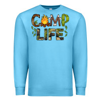 Ocean Blue camp life Premium Sweatshirt - BarkalooDesign