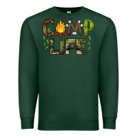 Sports Green camp life Premium Sweatshirt - BarkalooDesign