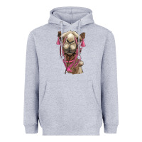 Heather Grey camel Heavyweight Hoodie - BarkalooDesign